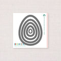 Stitchable Nesting Eggs, Deep Etch Dies