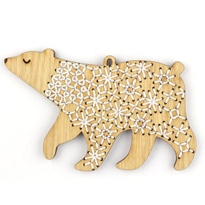 Bear, Stitched Ornament Kit