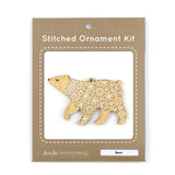 Bear, Stitched Ornament Kit