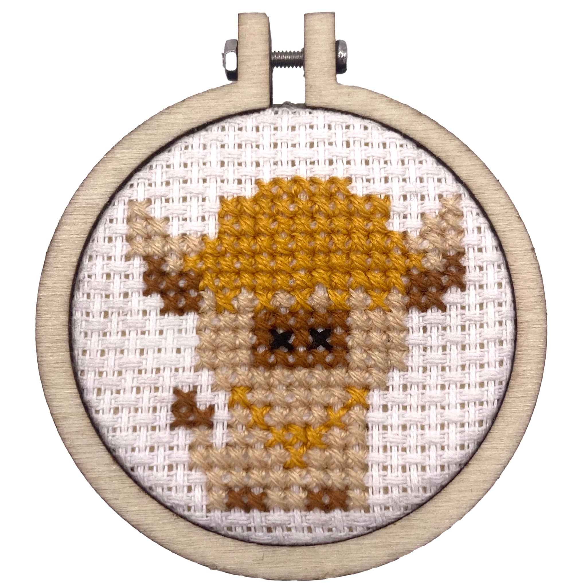 Och Aye the Moo, Matchbox Cross Stitch Kit