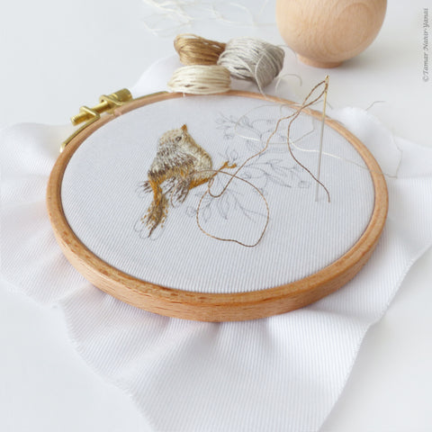 Little Bird, 4" Embroidery Kit