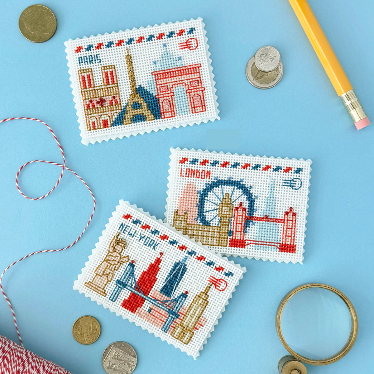 Petite Post London Cross Stitch Kit