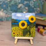 Sunflowers by the Seashore, Needle Felting Kit