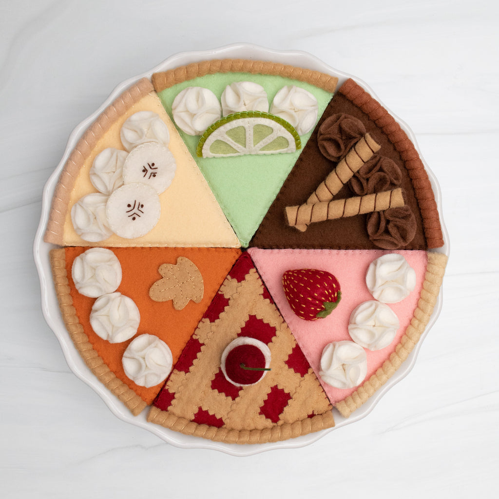 Saturday, August 22, Sew a Felt Pie Six Ways with Laura Hopper
