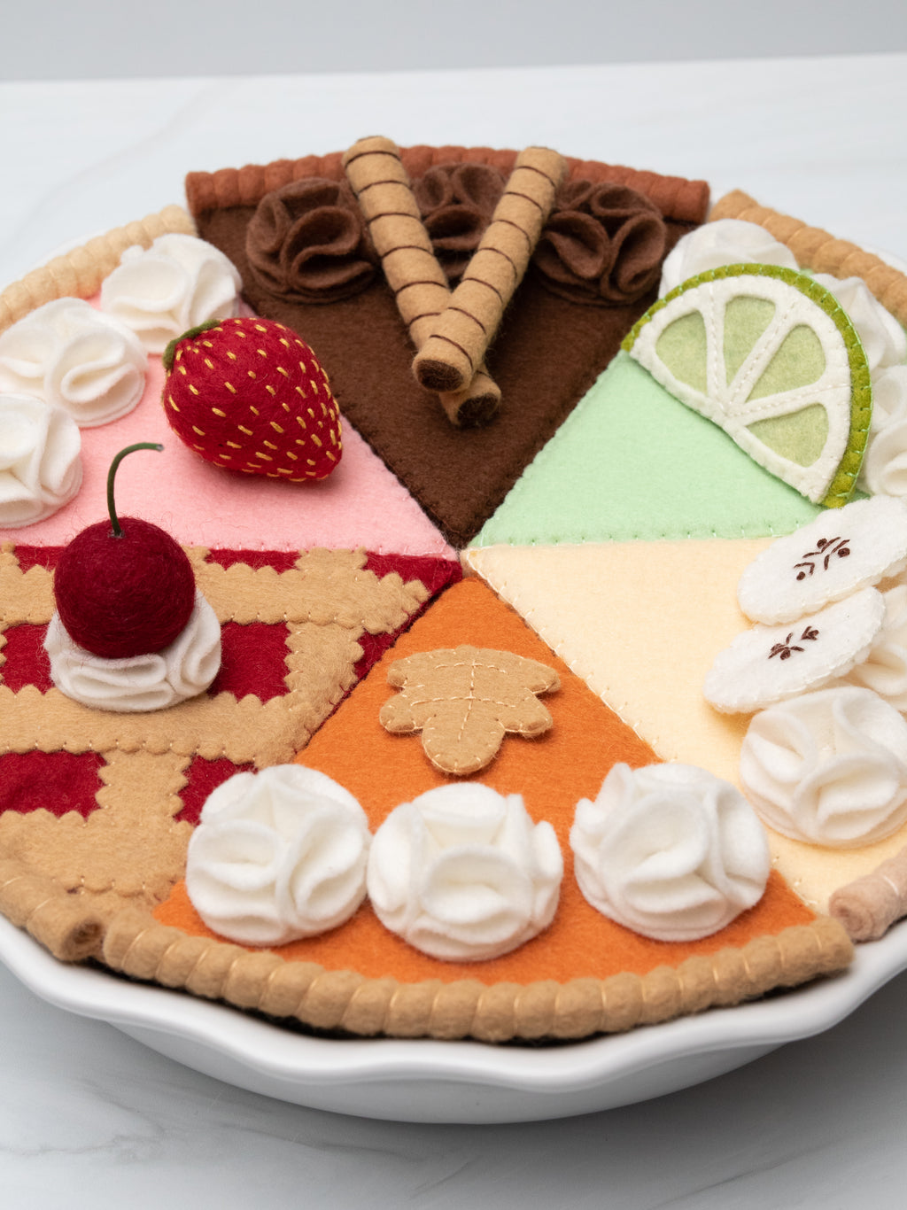Saturday, August 22, Sew a Felt Pie Six Ways with Laura Hopper