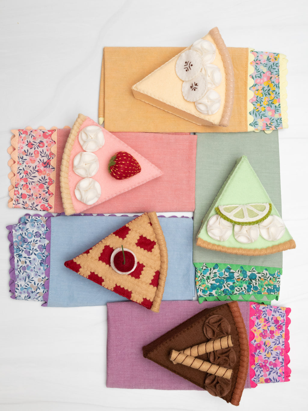 Saturday, August 22, Sew a Felt Pie Six Ways with Laura Hopper