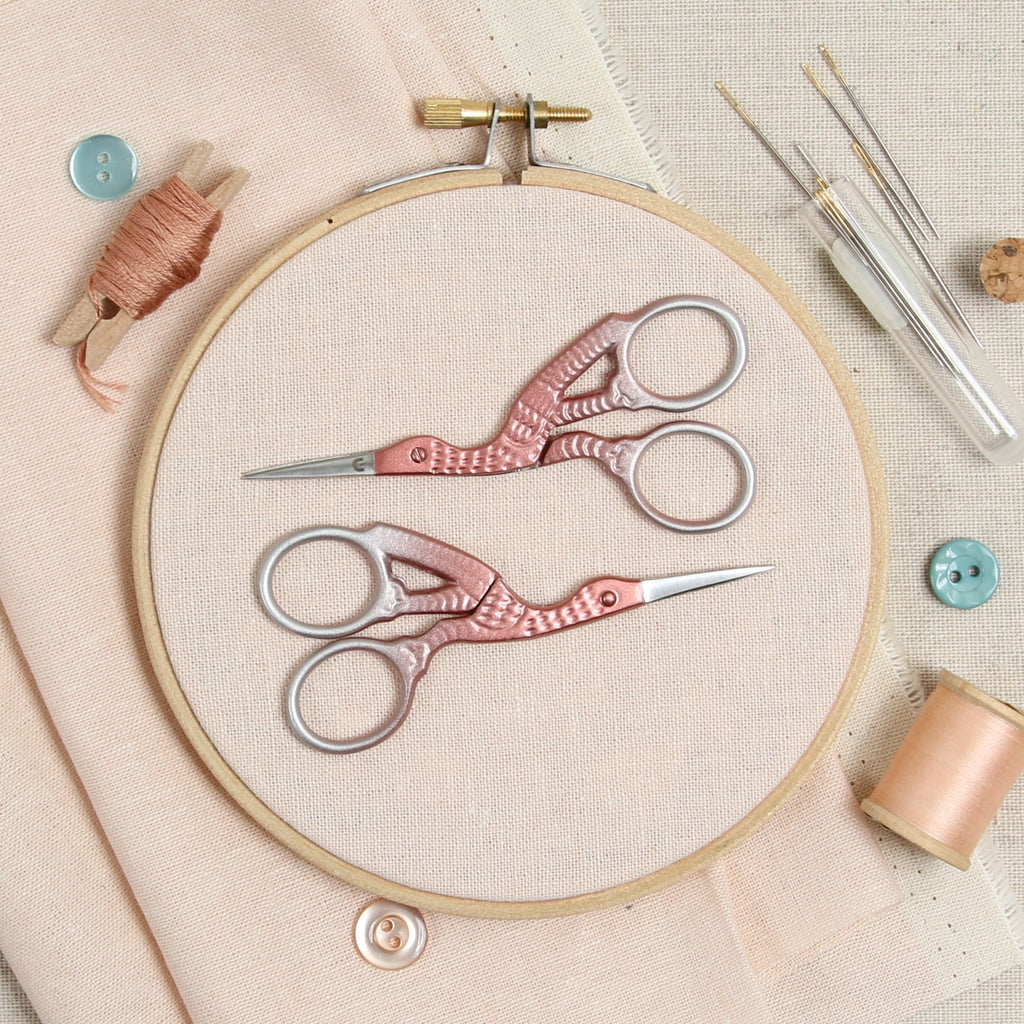 Stork Scissors, Pink Pearl