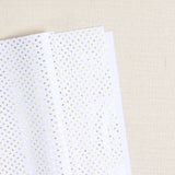 Polka Dot Felt, White with Gold Dots