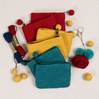 Felted Zipper Pouch