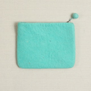 Felted Zipper Pouch