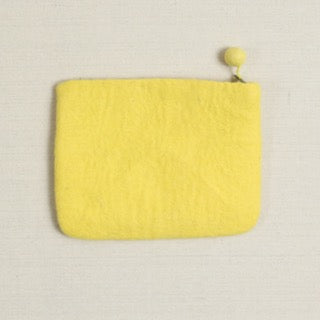Felted Zipper Pouch