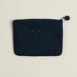 Felted Zipper Pouch