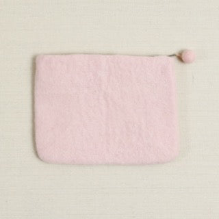 Felted Zipper Pouch