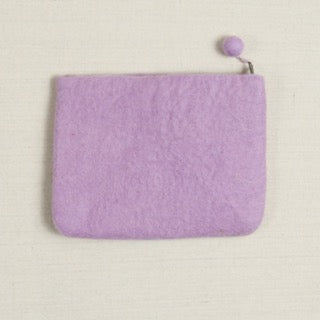 Felted Zipper Pouch