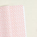 Candy Cane Printed Felt, White