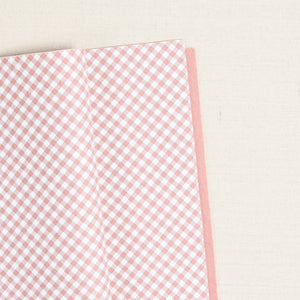 Gingham Printed Felt, Rose Quartz