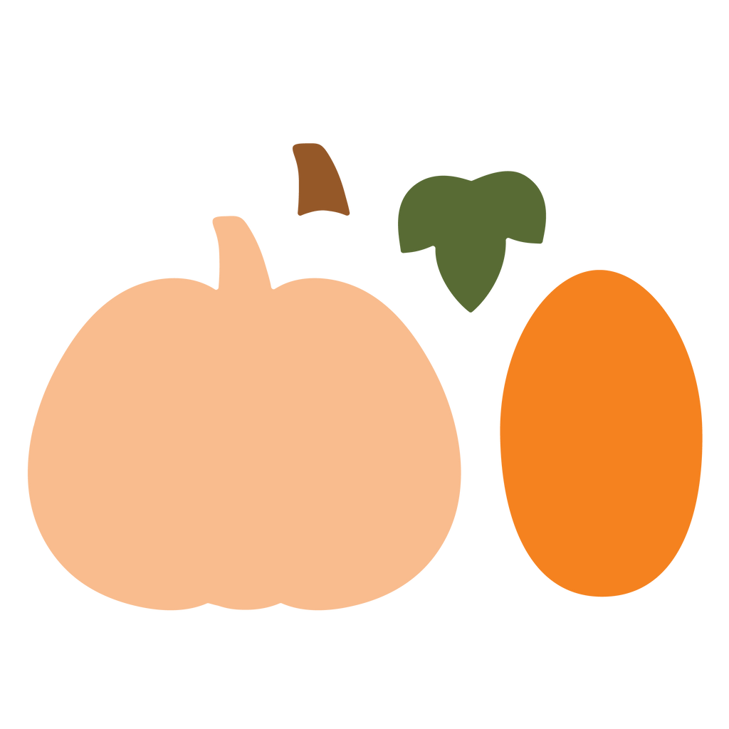 Pumpkin, SVG & PDF Digital Download