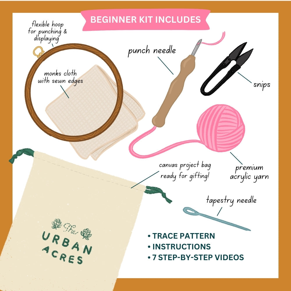 Daisy by Alexia Marcelle Abegg, Punch Needle Kit