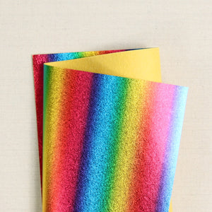 Glitter paper thick 5 sheets mix of colours