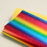 Rainbow Metallic Felt