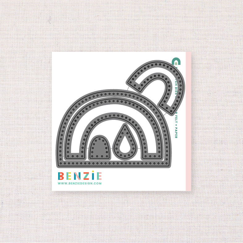 Ready, Set, Rainbow, Stitchable Deep Etch Die