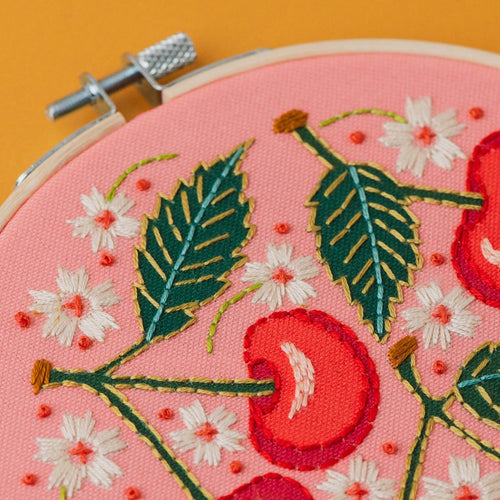 Cherries Embroidery Kit