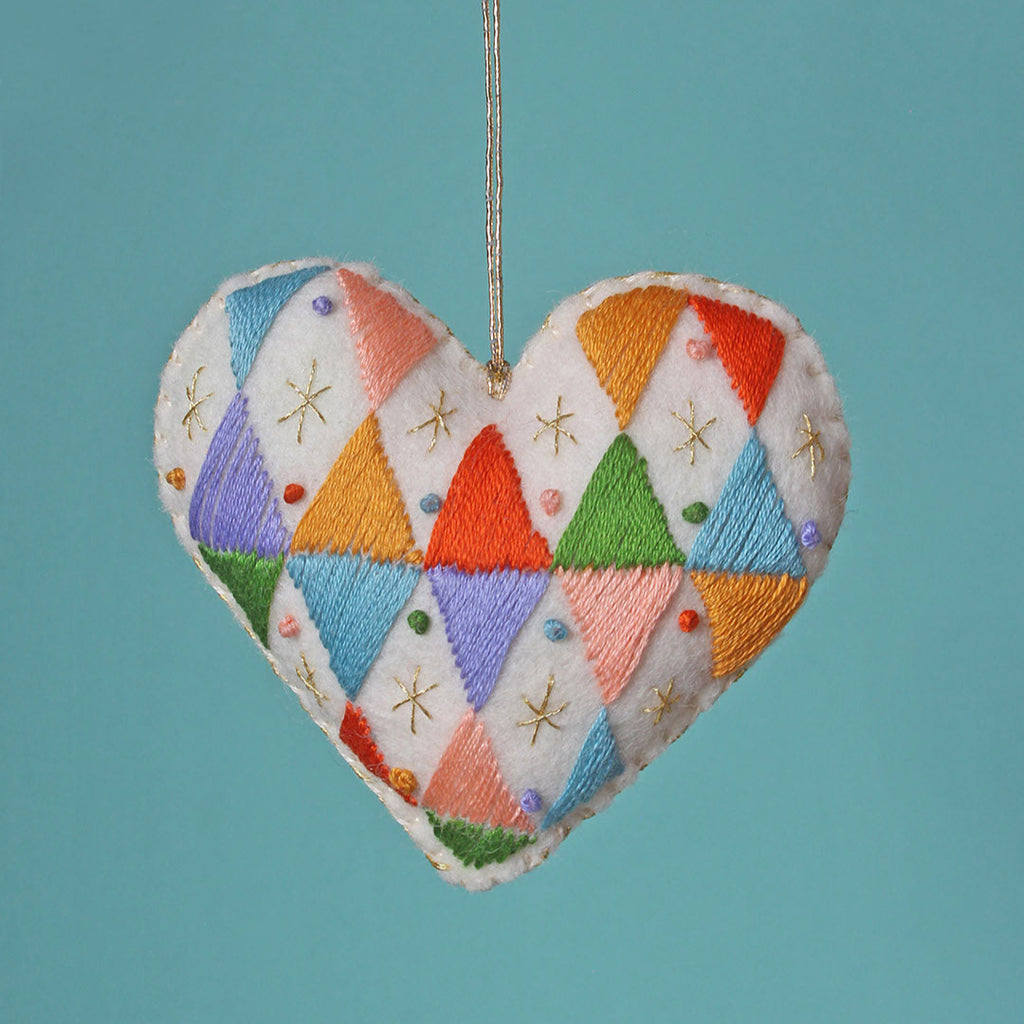 Embroidered Hearts by Sewyeah