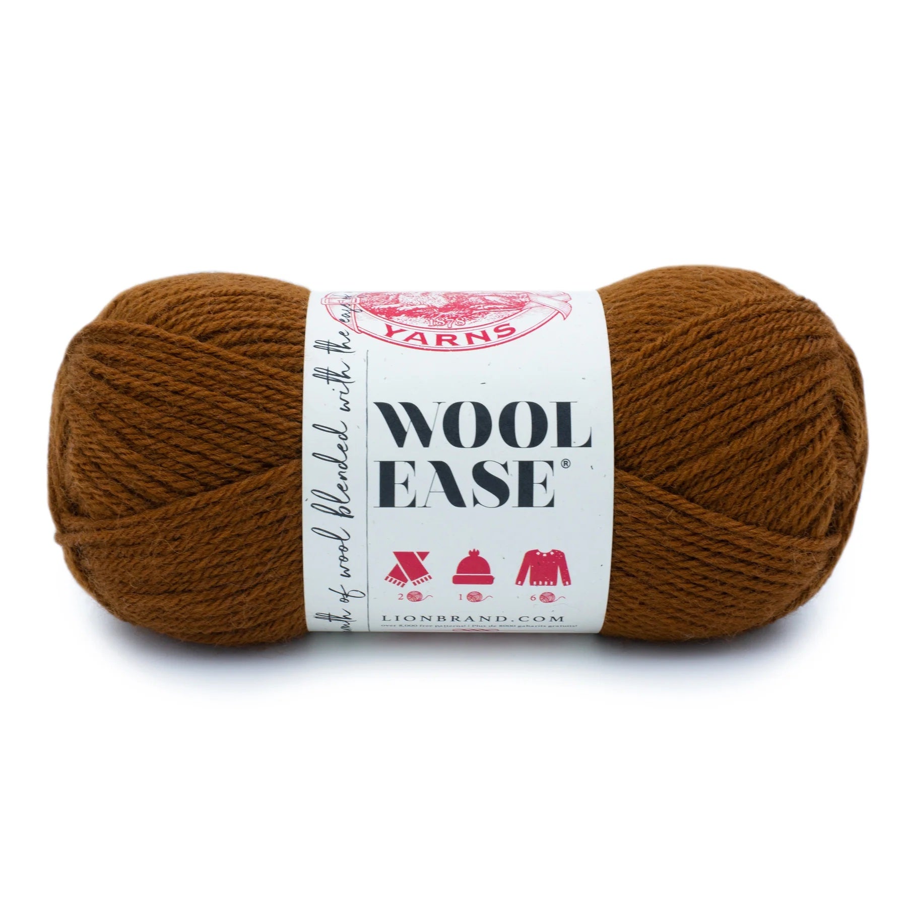 Wool Ease Yarn, Umber