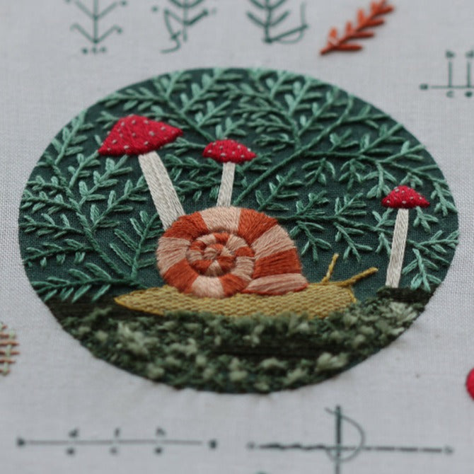 Forest Floor Stitch Sampler