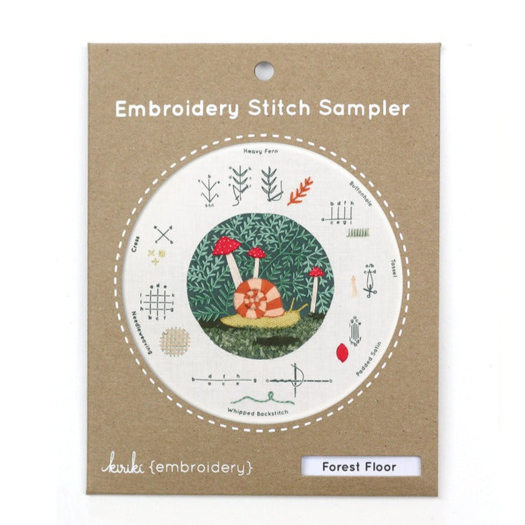 Forest Floor Stitch Sampler