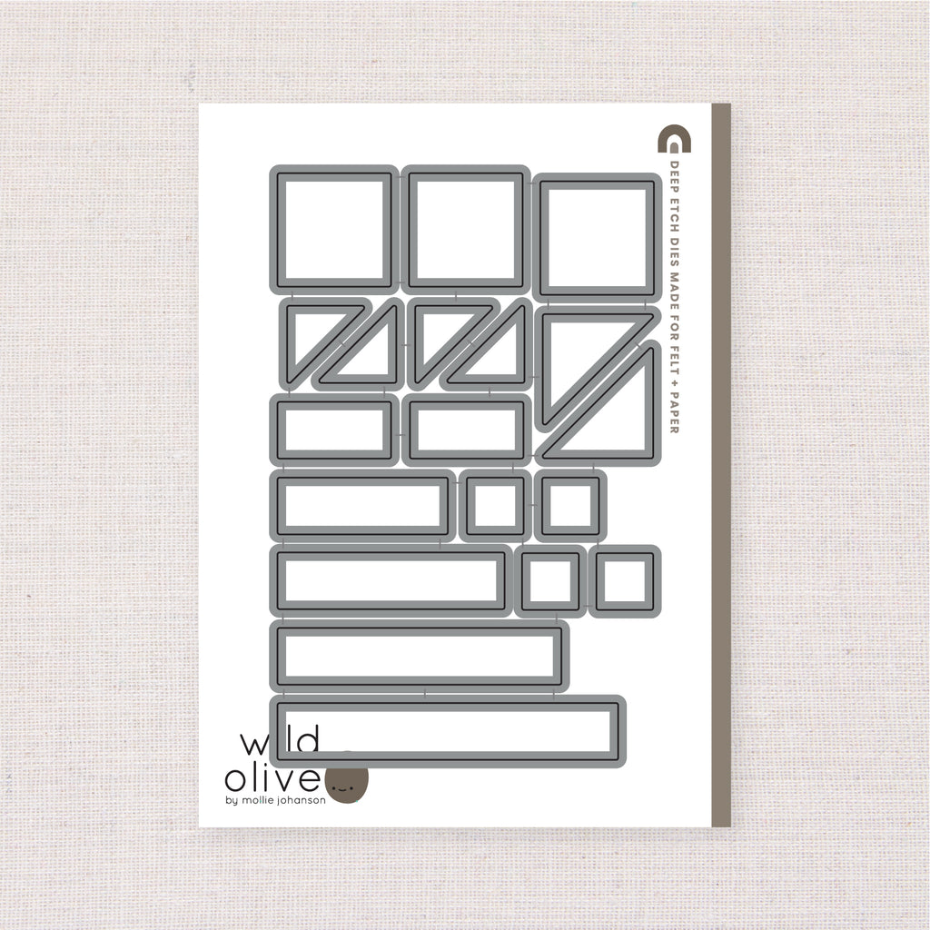 Sylvia's Cozy Quilt Blocks, Deep Etch Die