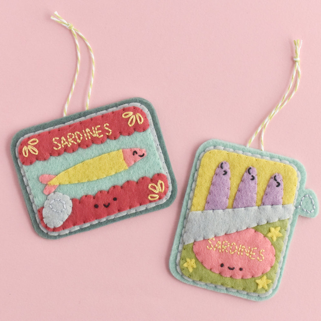 Fins & Tins Felt Ornament Pattern