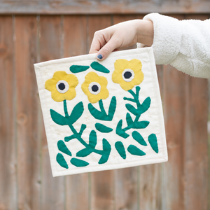 Floral Scene Applique Kit