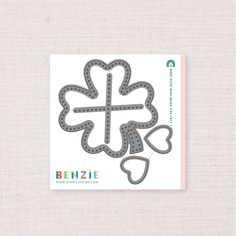 Stitchable Clover, Deep Etch Die