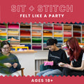 Sit & Stitch, Thursdays 4pm to 6pm