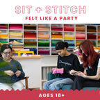 Sit & Stitch, Thursdays 4pm to 6pm