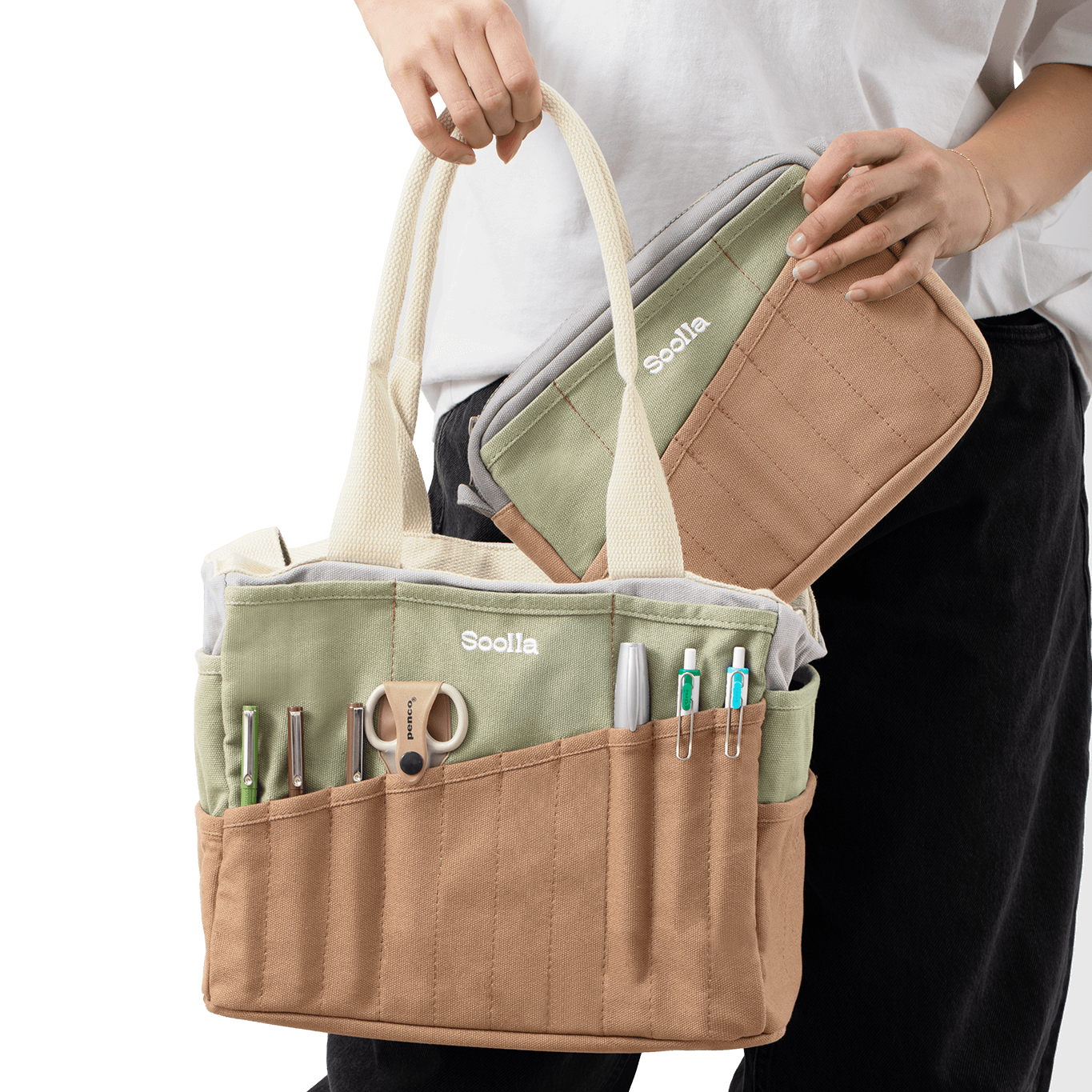 Soolla Studio Pouch, Ganja Green
