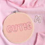 Sprinkles Alphabet Felt Appliqué & Embroidery Pattern