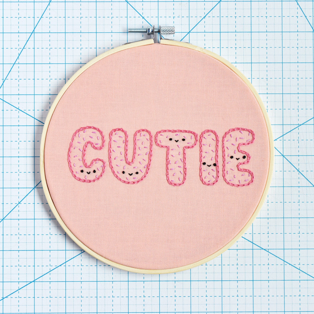 Sprinkles Alphabet Felt Appliqué & Embroidery Pattern