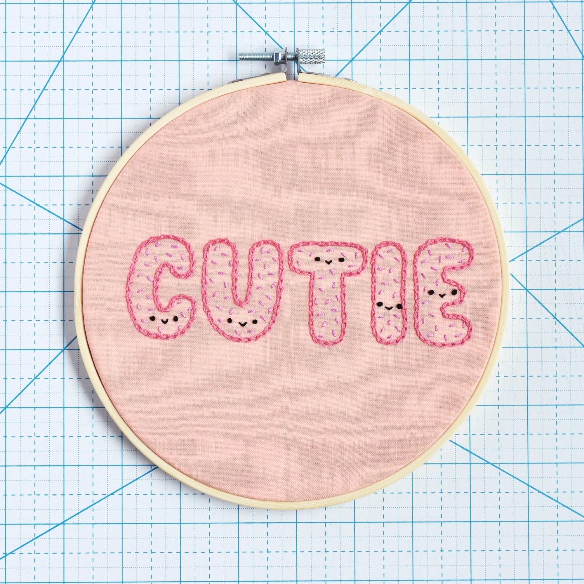 Sprinkles Alphabet Felt Appliqué & Embroidery Pattern