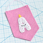 Sprinkles Alphabet Felt Appliqué & Embroidery Pattern