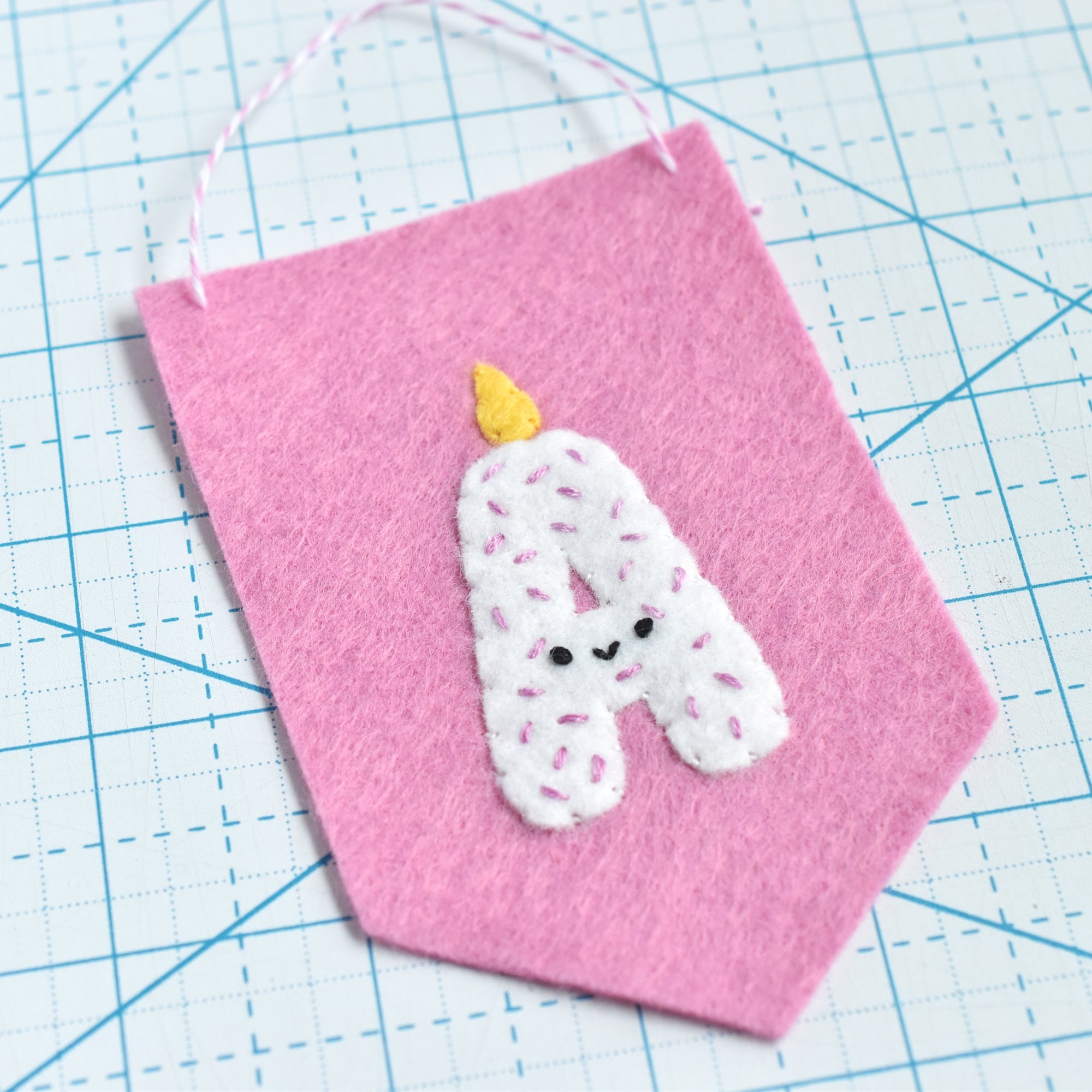 Sprinkles Alphabet Felt Appliqué & Embroidery Pattern