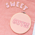 Sprinkles Alphabet Felt Appliqué & Embroidery Pattern