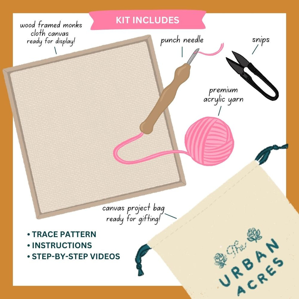Rise & Shine, Punch Needle Kit