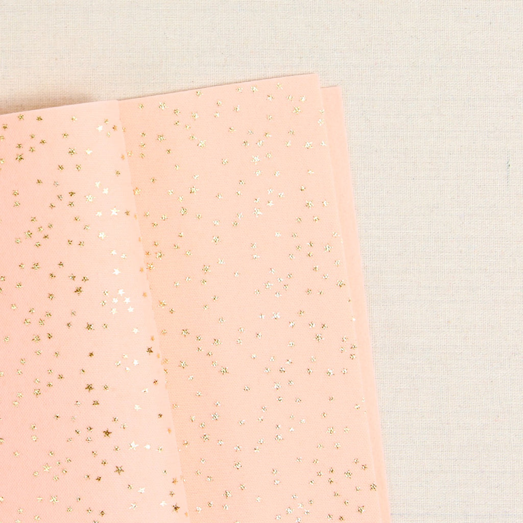 Star Tulle Felt, Apricot Peach