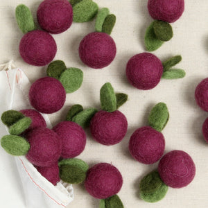 Sugarplum Berry, Felted Fruit