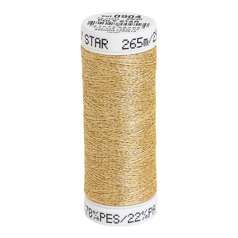Sulky Poly Sparkle, Gold 0904