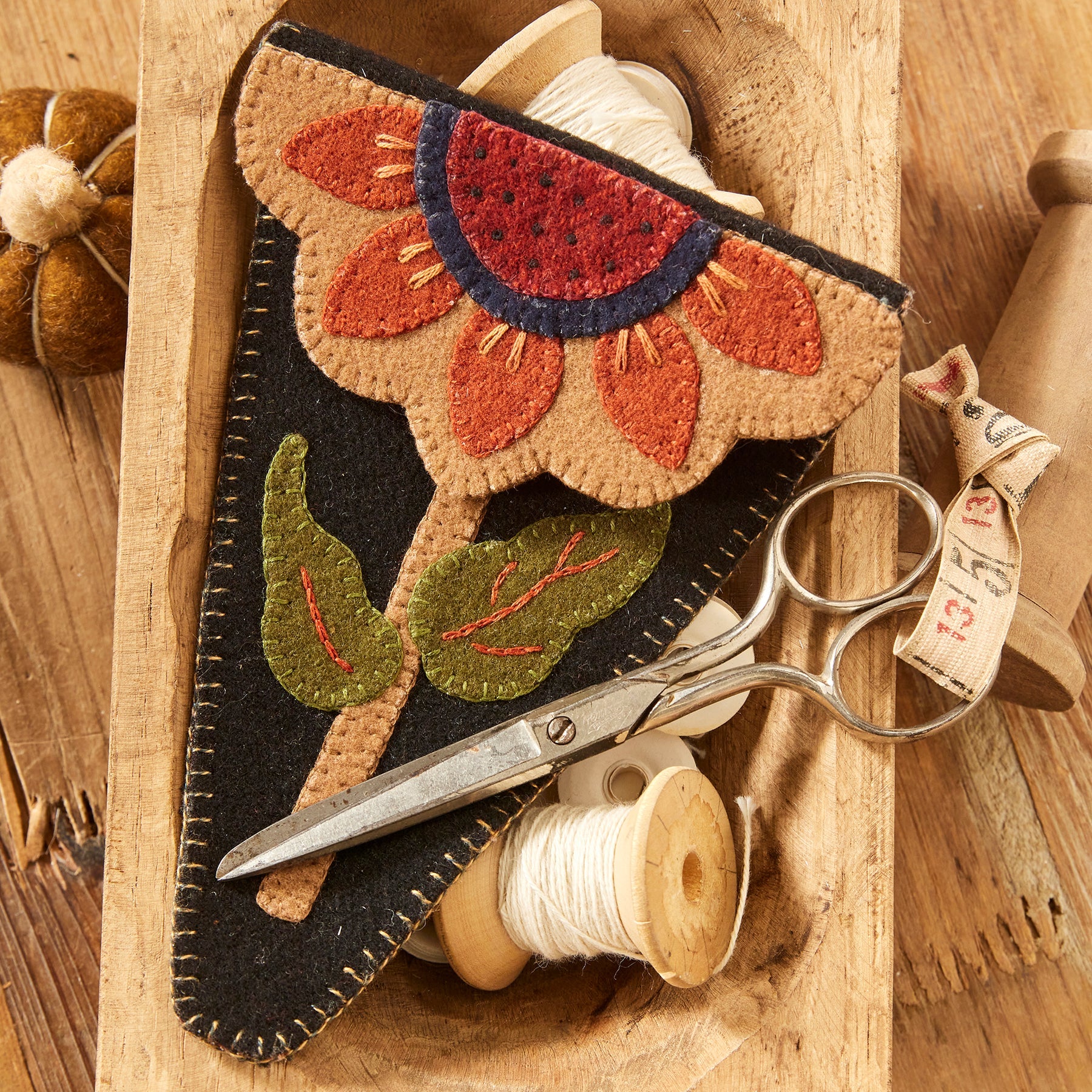 Sunflower Scissors Holder Pattern