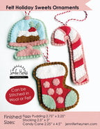 Felt Holiday Sweets Pattern