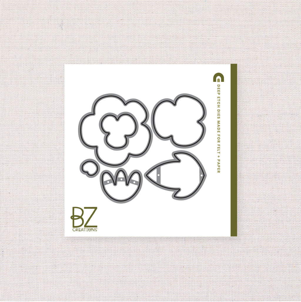BZ Ring of Roses, Deep Etch Die